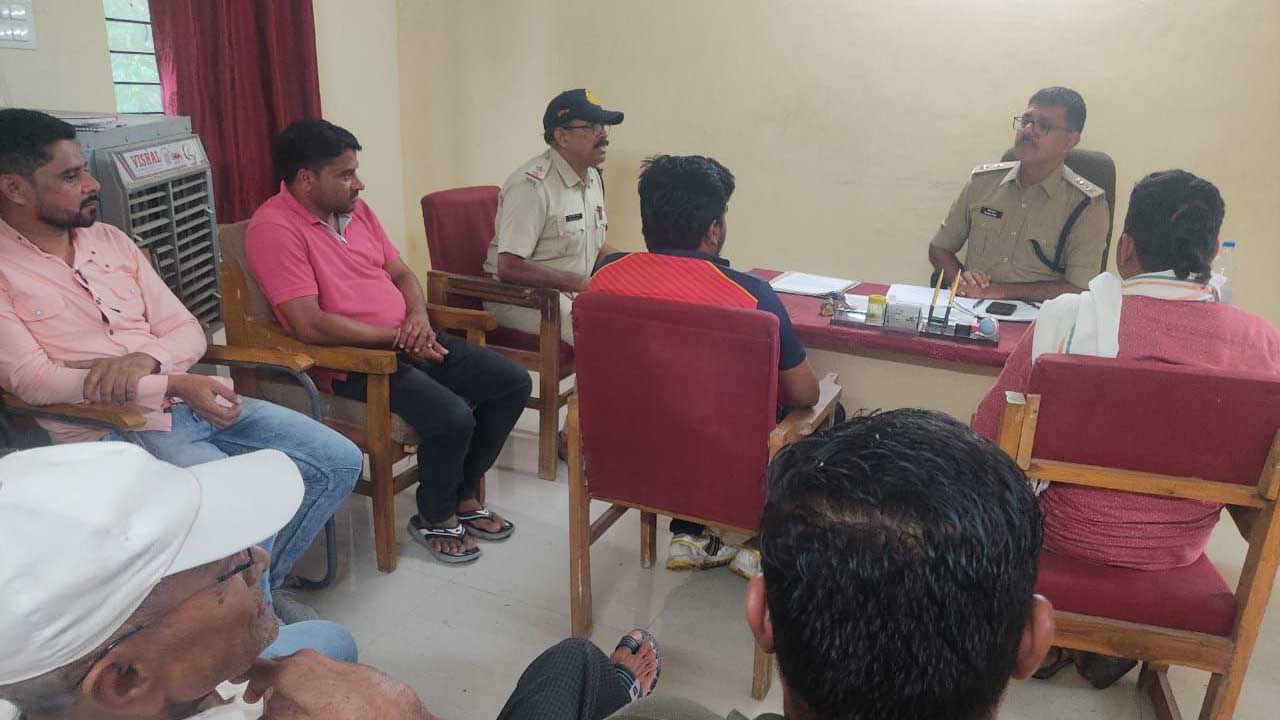 नवागत पुलिस अधीक्षक के द्वारा कट्ठीवाड़ा थाने का किया गया आकस्मिक निरीक्षण!